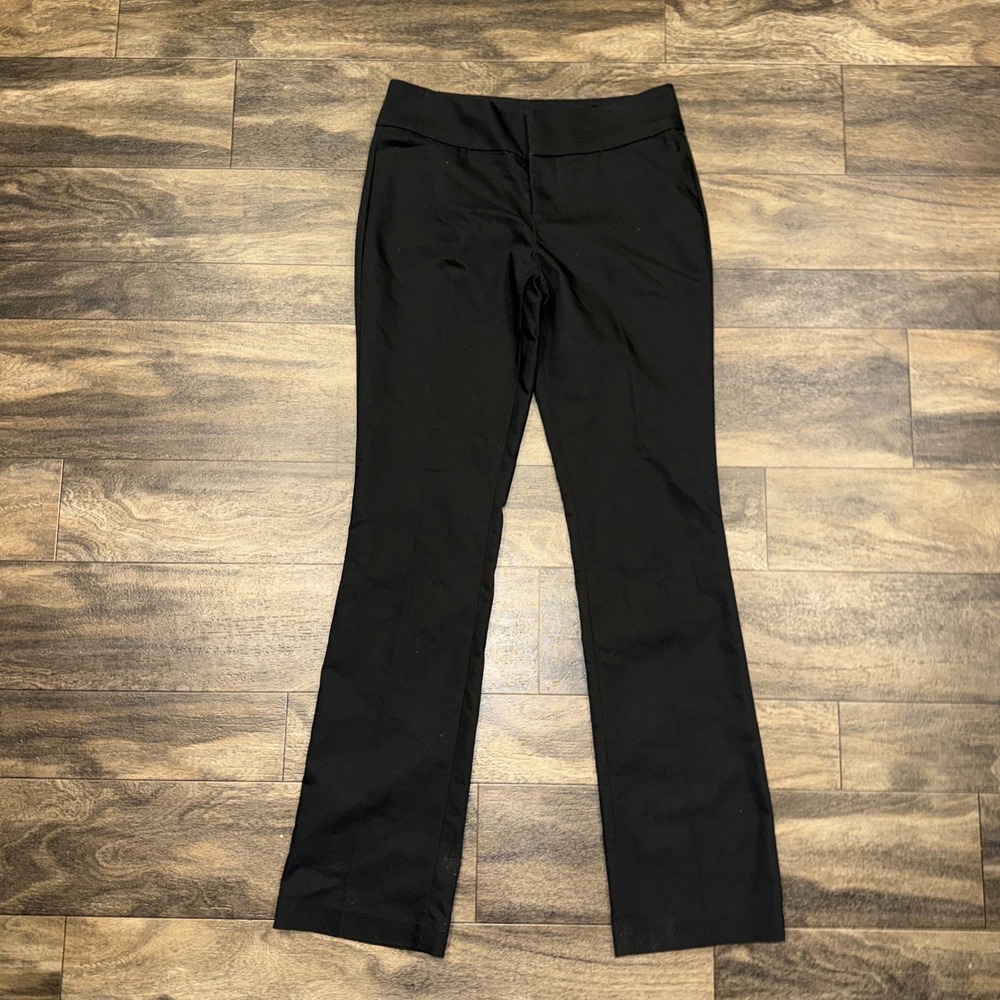 Liverpool Los Angeles Bootcut Flare Trousers Women's Size 2/26 Black Stretch